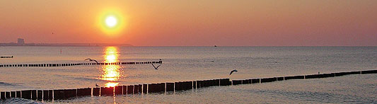 Sonnenuntergang an der Ostsee